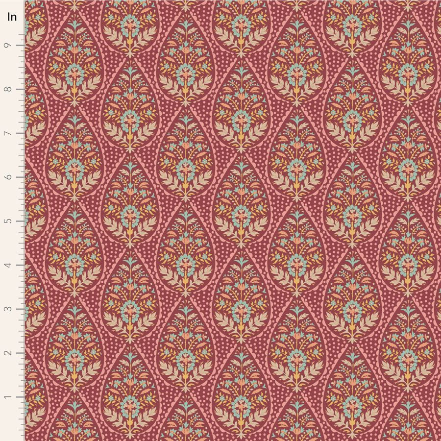 TILDA ADINA -MAROON 100561