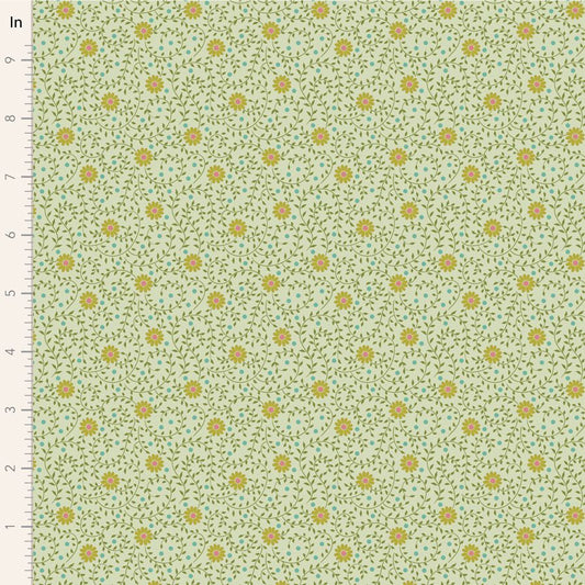 TILDA SANCTUARY DAISYDREAM PISTACHIO 100578