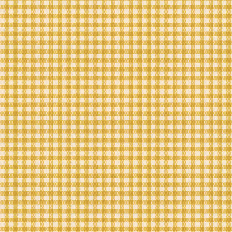 TILDA CREATING MEMORIES GINGHAM -YELLOW