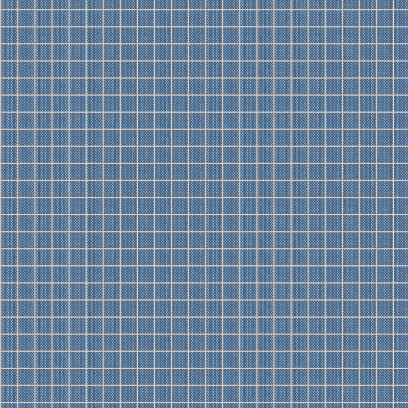 TILDA CREATING MEMORIES PLAID-BLUE