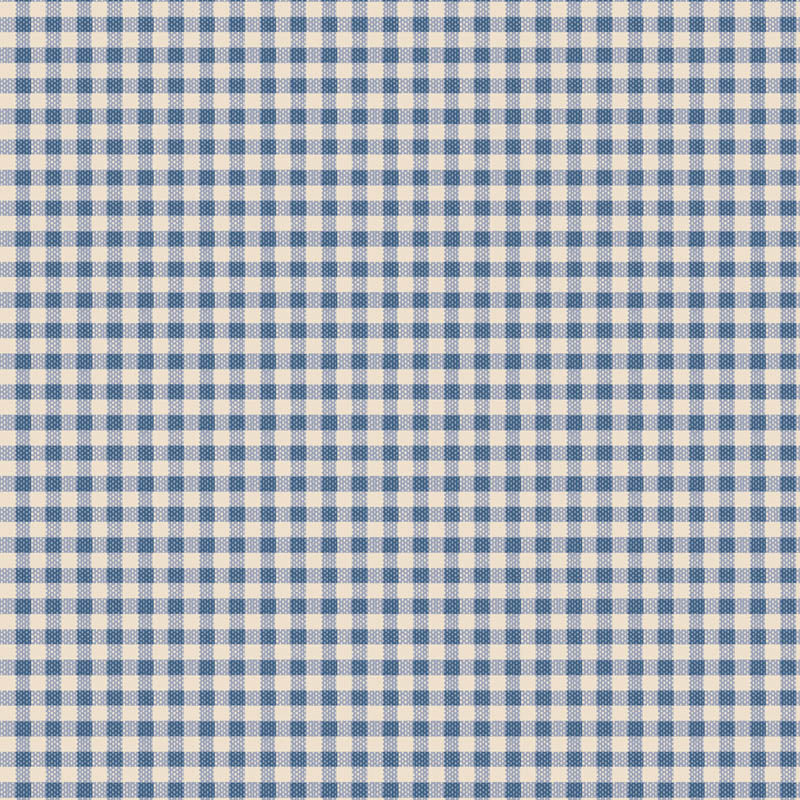 TILDA CREATING MEMORIES GINGHAM-BLUE