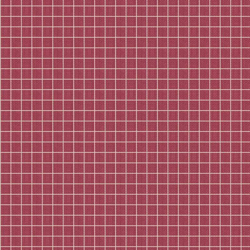 TILDA CREATING MEMORIES PLAID BURGUNDY