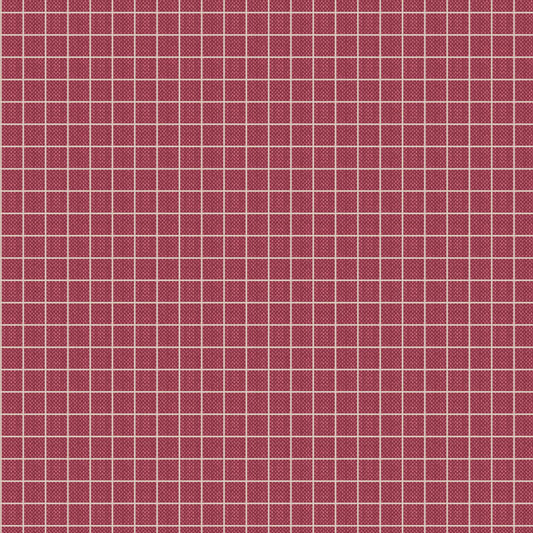 TILDA CREATING MEMORIES PLAID BURGUNDY