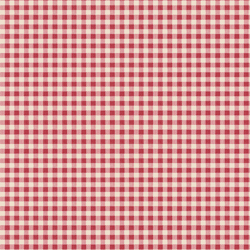 TILDA CREATING MEMORIES GINGHAM RED