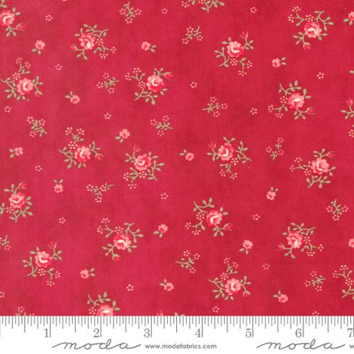 Etchings by Moda Floral Ditsy Red M4433613