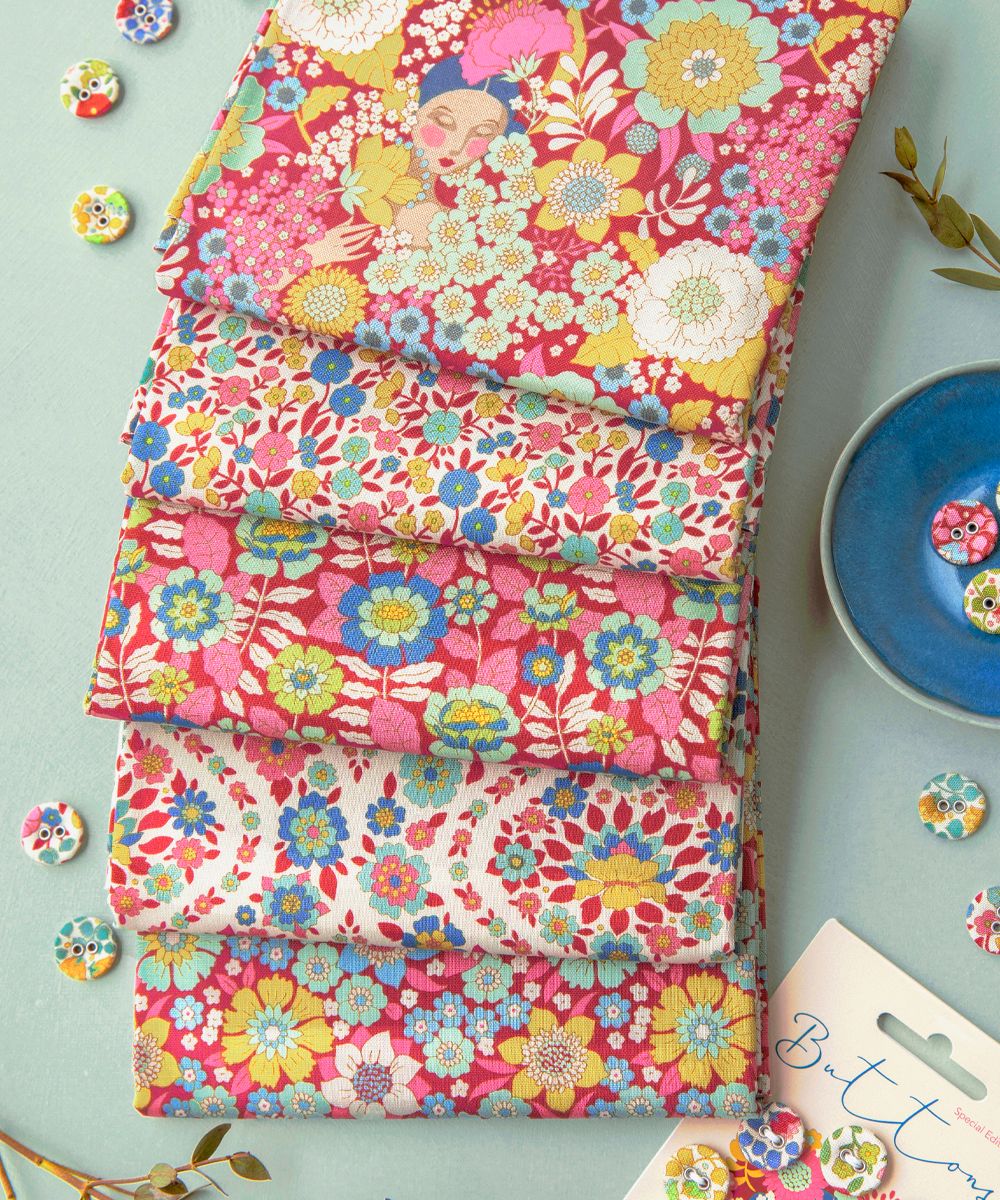 WALLFLOWER BY TILDA FAT 1/4 PACK