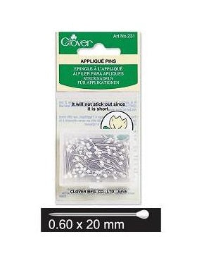 CLOVER APPLIQUE PINS