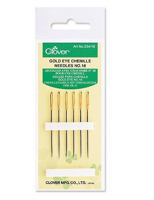 CLOVER GOLD EYE CHENILLE NEEDLES (NO24)
