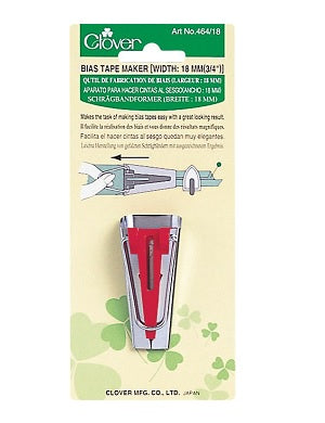 CLOVER BIAS TAPE MAKER (18MM)