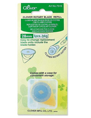 CLOVER BLADES REFILL 28MM X 5