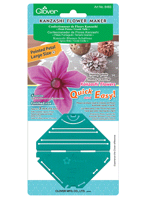 CLOVER KANZASHI FLOWER LARGE POINTED PETAL