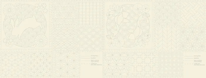 SASHIKO STITCHERY PANEL DV4050