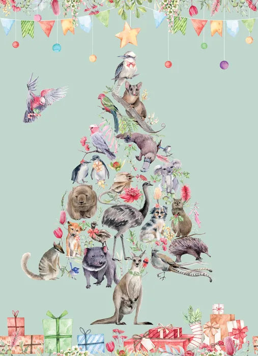 Bush Christmas Tree Panel DV 6373