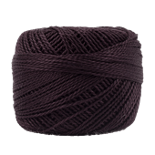 WONDERFIL ELEGANZA PEARL COTTON SIZE 8 - 08 BLACK LOTUS