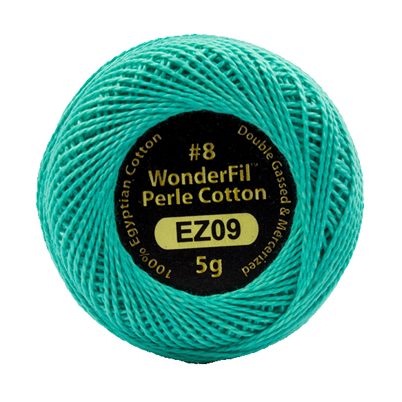 WONDERFIL ELEGANZA PEARL COTTON SIZE 8 - 09 SEAFOAM GREEN