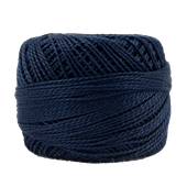 WONDERFIL ELEGANZA PEARL COTTON SIZE 8 - 12 NAVY