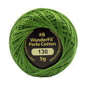 WONDERFIL ELEGANZA PEARL COTTON SIZE 8 130 CYPRESS