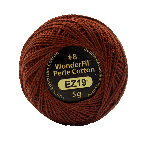WONDERFIL ELEGANZA PEARL COTTON SIZE 8 - 19 AUTUMN LEAF