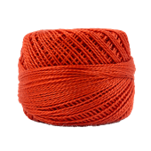 WONDERFIL ELEGANZA PEARL COTTON SIZE 8 - 23 RACE CAR RED
