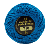 WONDERFIL ELEGANZA PEARL COTTON SIZE 8 710 PEACOCK
