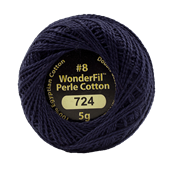 WONDERFIL ELEGANZA PEARL COTTON SIZE 8 724 TWILIGHT HOUR