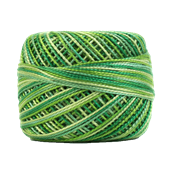 WONDERFIL ELEGANZA VARIEGATED PERLE 8 SPRING GREEN 1064