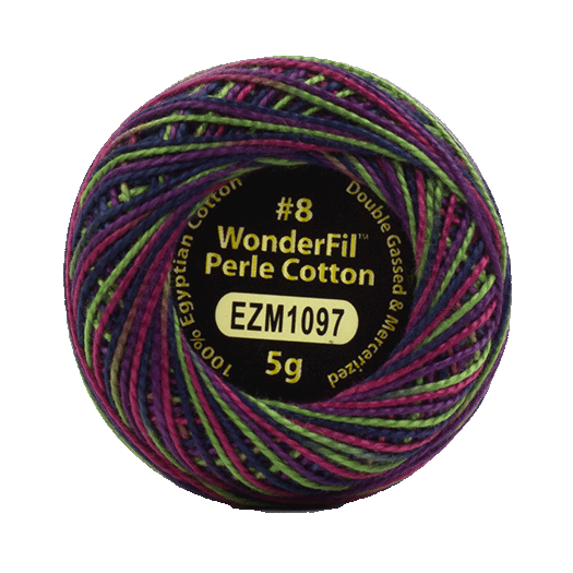 WONDERFIL ELEGANZA VARIEGATED PERLE 8 PARROT 1097