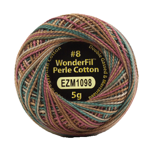 WONDERFIL ELEGANZA VARIEGATED PERLE 8 COPPERTONE 1098