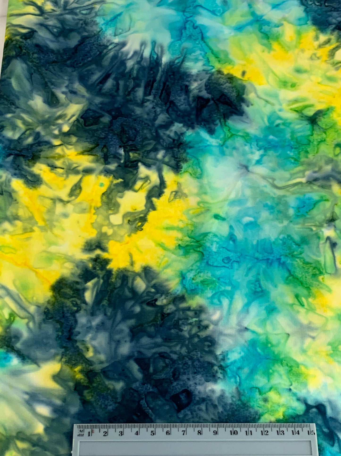 Stunning Batik Blue/Yellow