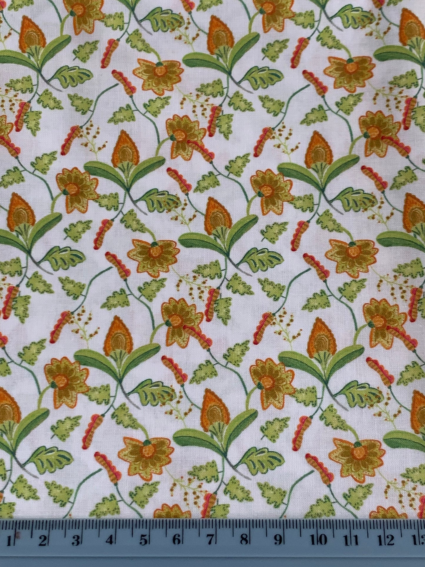 Petite Jardin Lime Green Remnant