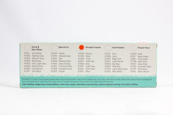 KONFETTI COLOUR SET SHADED VELVET