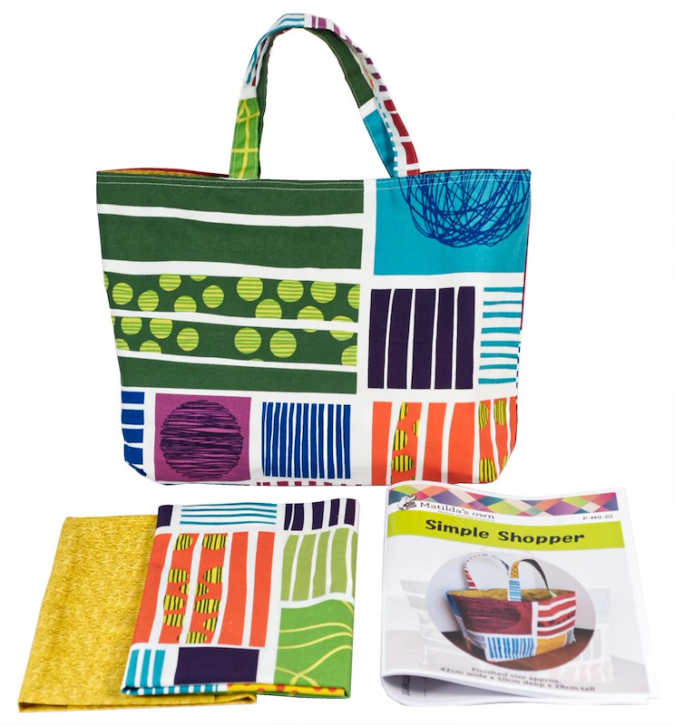 Simple Shopper Bag pattern and Fabric Kits