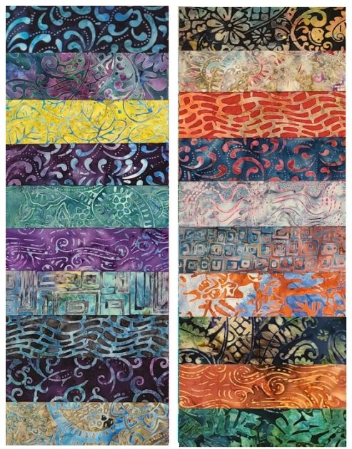 Batik Colour Wheel MAJESTIC