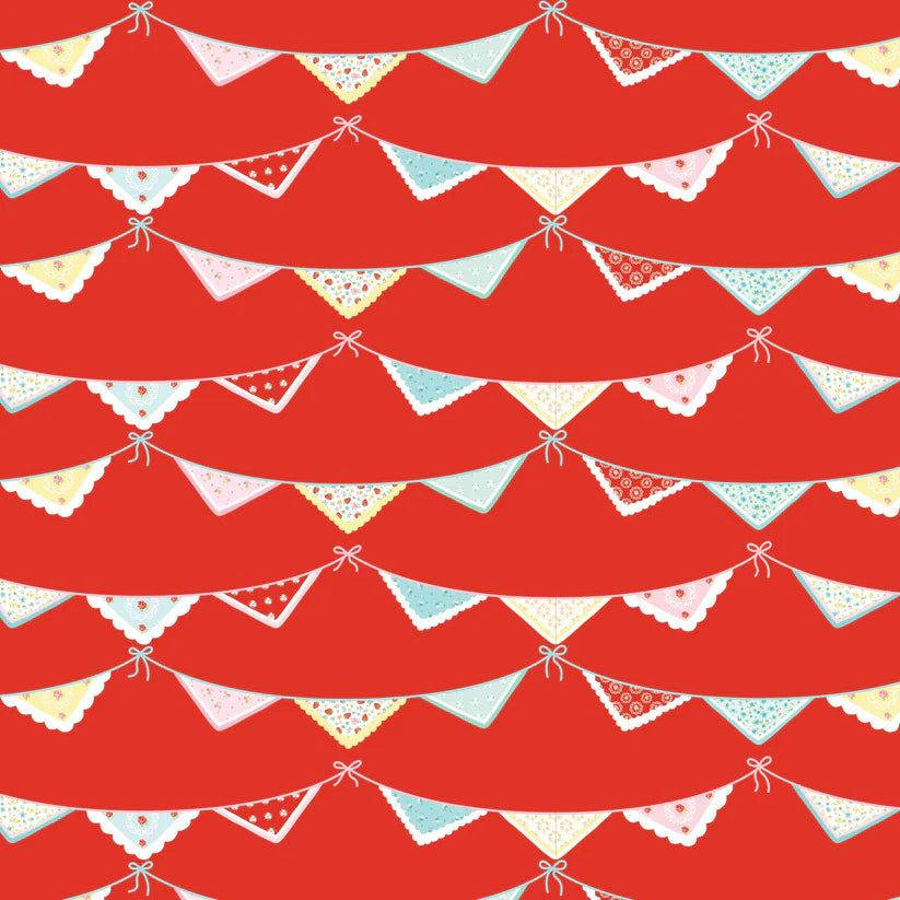 MARKET DAY BUNTING RED
