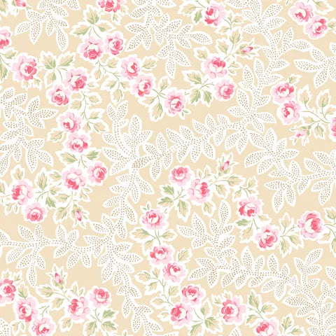YOURS TRULY FLORAL VINE ALLOVER CREAM