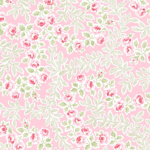 YOURS TRULY FLORAL VINE ALLOVER PINK