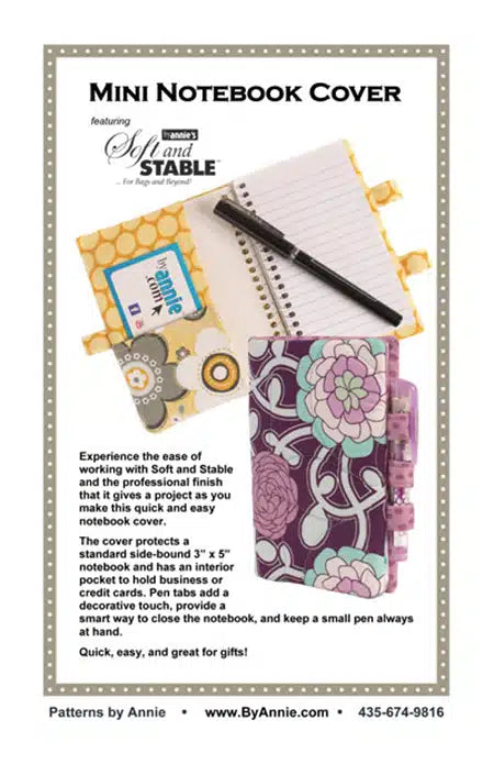 MINI NOTEBOOK COVER BY ANNIE