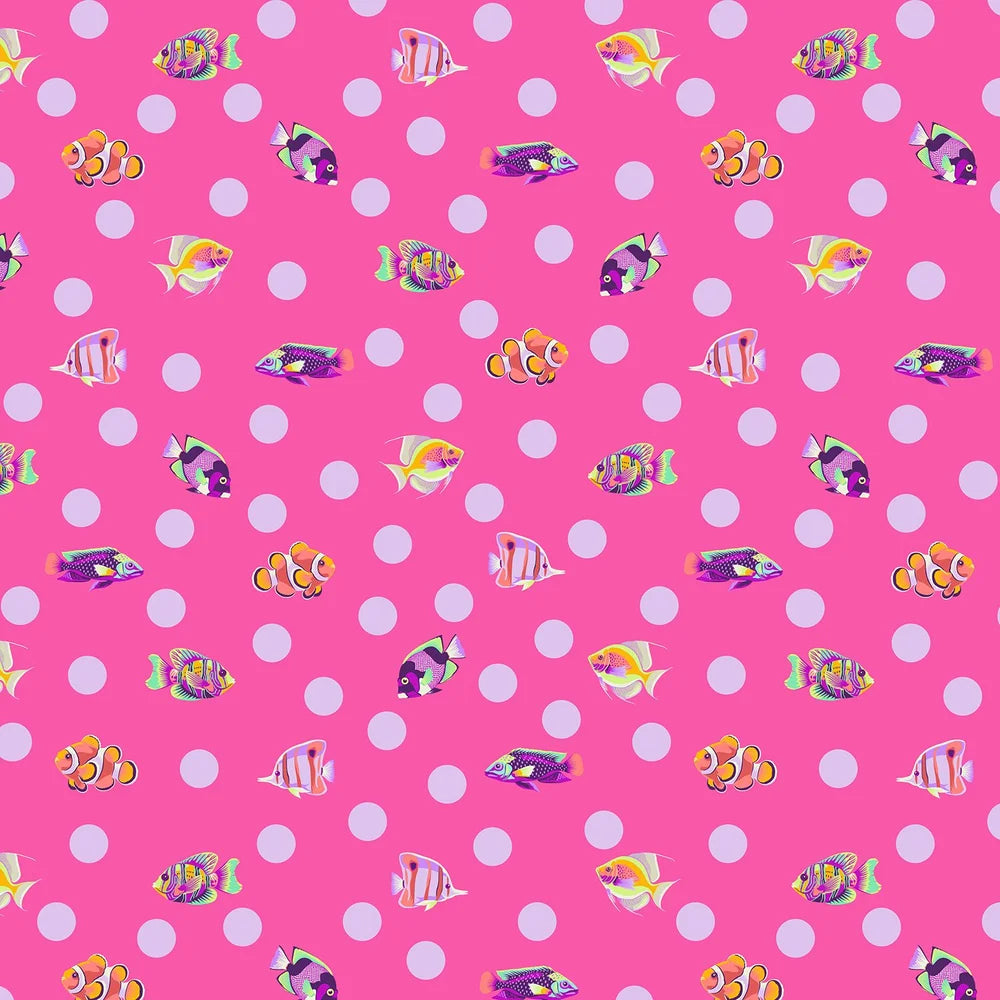 TULA PINK FLORAL REEF PRE ORDER 268 DELPHINE