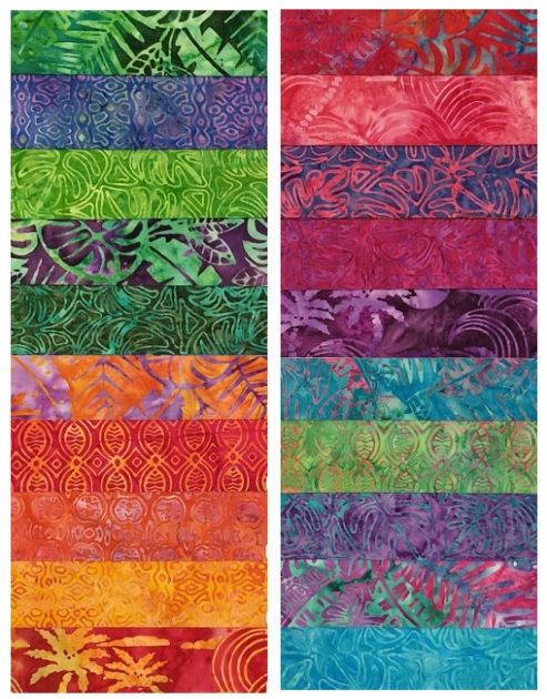 Batik Colour Wheel TROPICAL DREAM