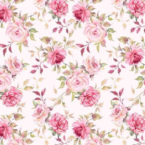 YOURS TRULY SHABBY FLORAL WHITE