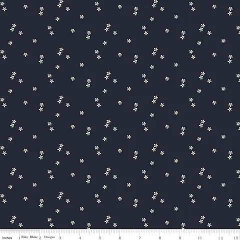 BLUE BLOOMS & THREADS NAVY