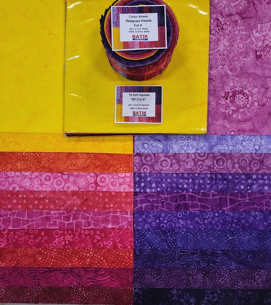 Batik Colour Wheel Designers Palette Col A
