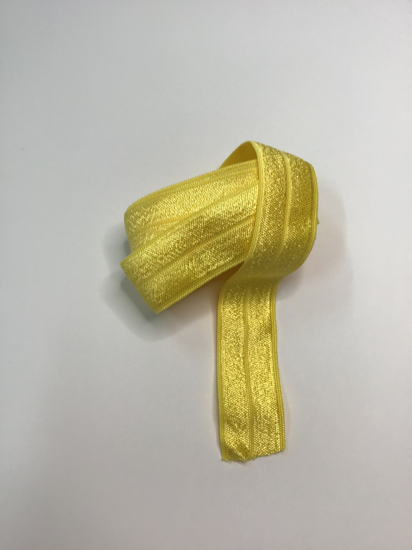 20mm Fold Over Elastic Daffodil