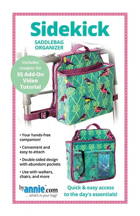 BY ANNIE SIDEKICK SADDLEBAG ORGANISER