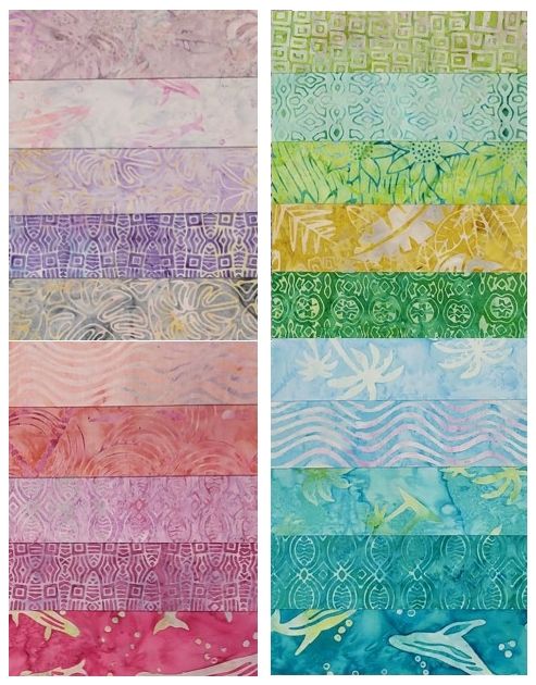 Batik Colour Wheel TROPICAL DELIGHT