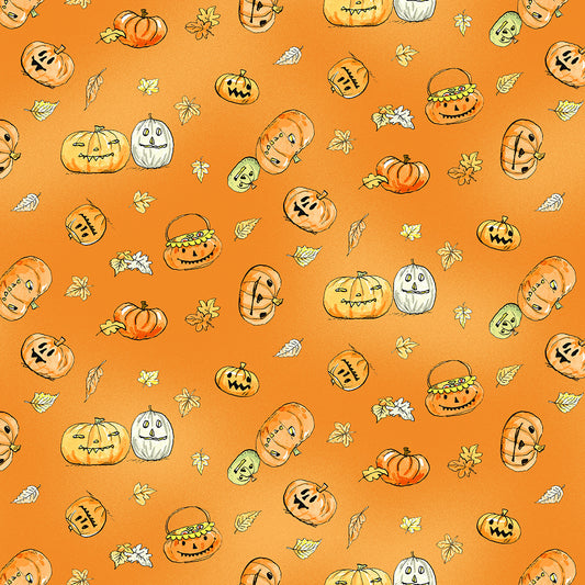 HALLOWEEN PARADE PUMPKINS ORANGE