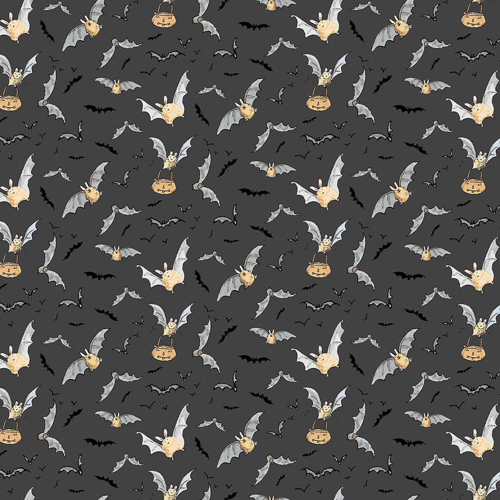 HALLOWEEN PARADE BATS DARK GRAY