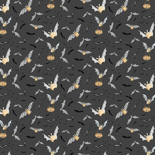 HALLOWEEN PARADE BATS DARK GRAY