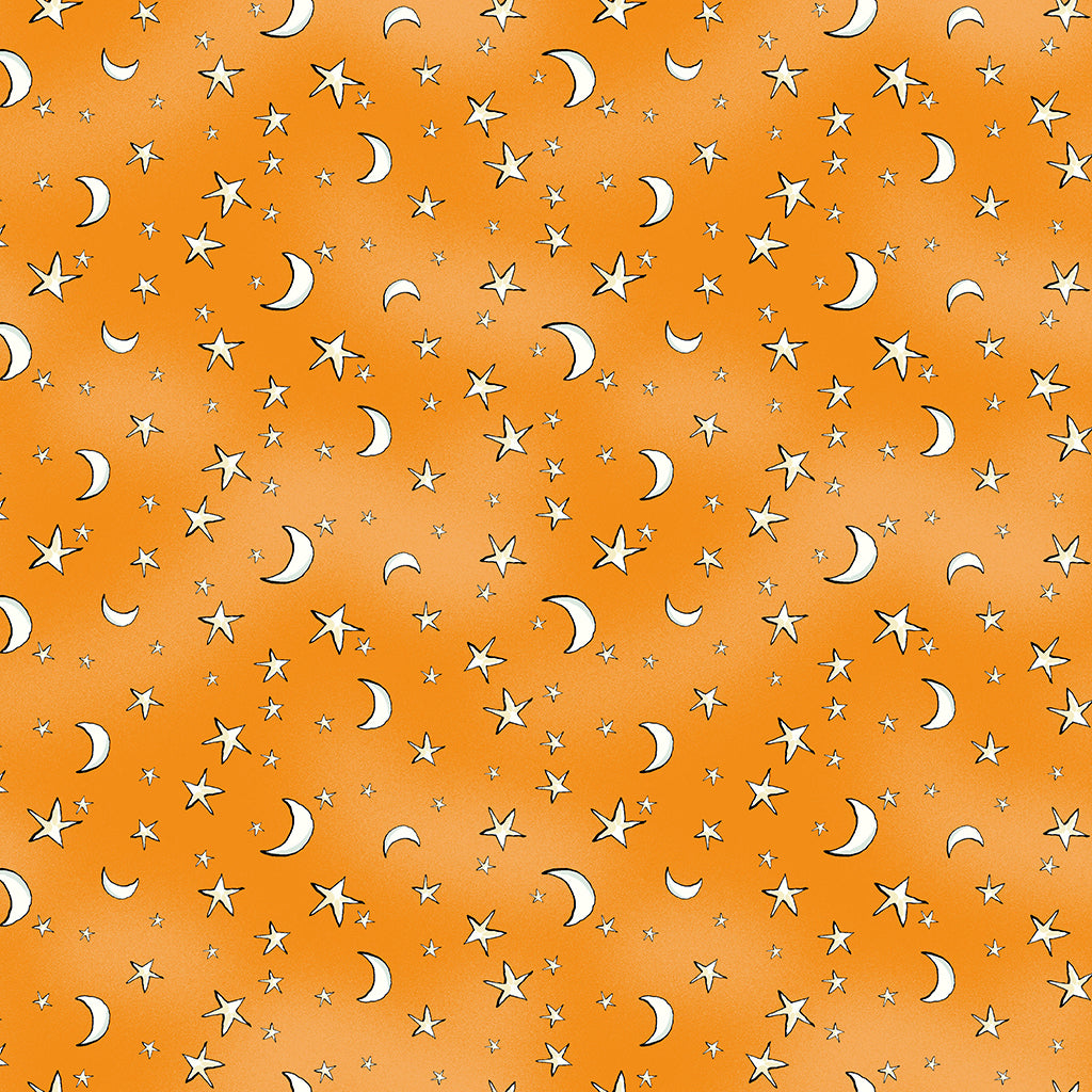 HALLOWEEN PARADE NIGHT SKY ORANGE