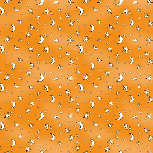 HALLOWEEN PARADE NIGHT SKY ORANGE